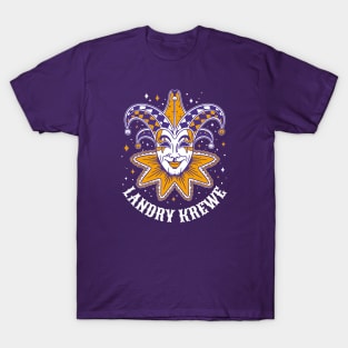 Landry Krewe Colorful Mardi Gras T-Shirt